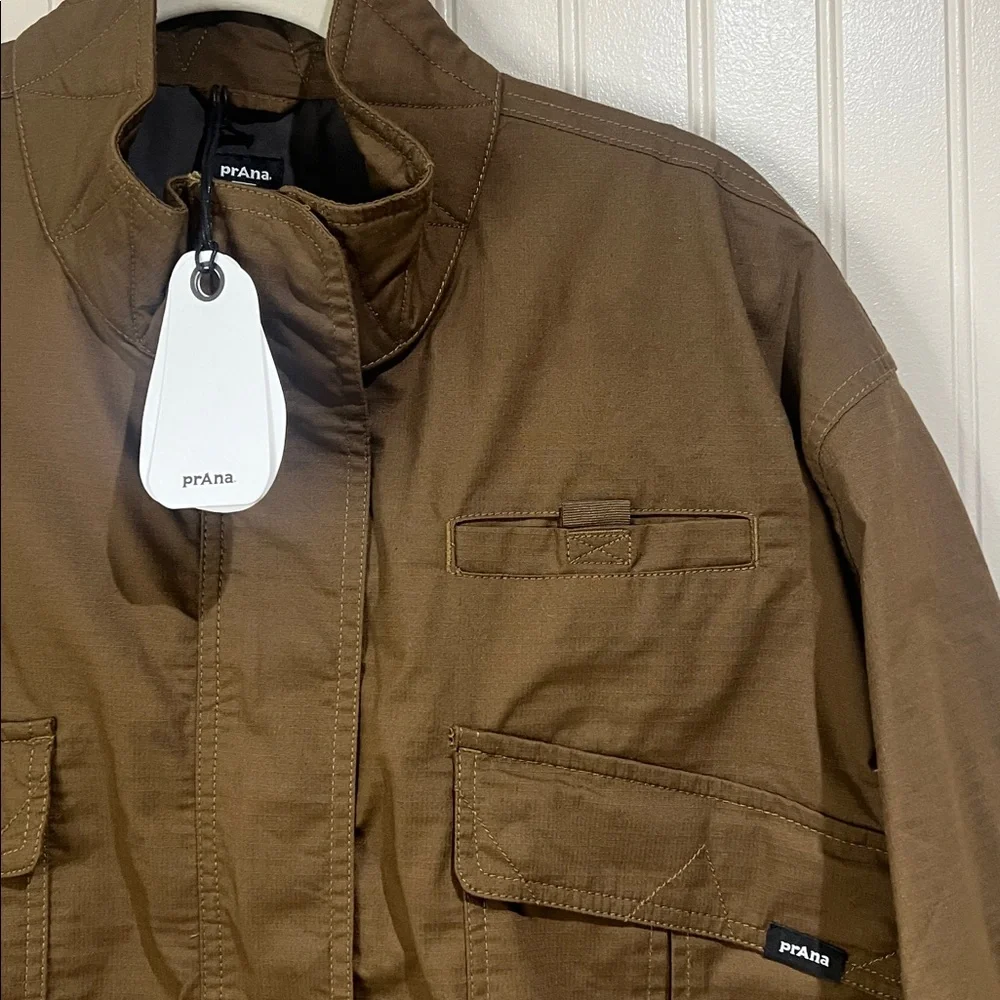 NWT PRANA Women’s palisades ripstop jacket Rich Earth Size Small - Picture 3 of 12